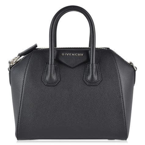 Givenchy: Black Mini Antigona Bag 